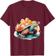 Sea Turtle in the Ocean, Turtles Lover T-Shirt - T-Shirt | Maroon