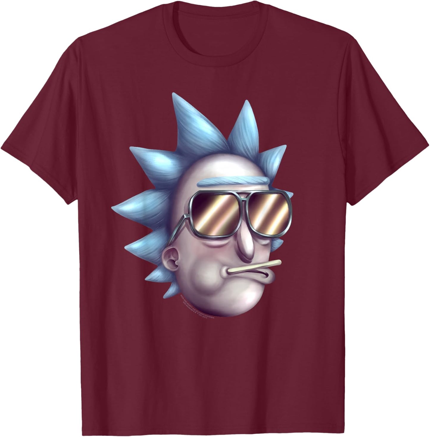 Rick and Morty Cool Rick Alternative Reality T-Shirt - T-Shirt | Maroon