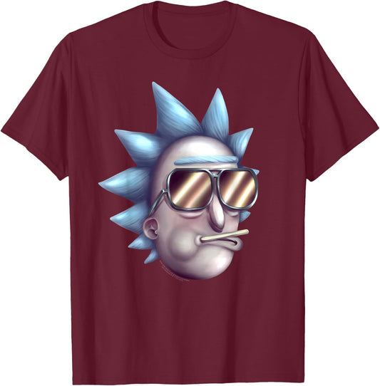 Rick and Morty Cool Rick Alternative Reality T-Shirt - T-Shirt | Maroon