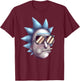 Rick and Morty Cool Rick Alternative Reality T-Shirt - T-Shirt | Maroon
