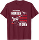 American Drone Hunter If It Spies It Dies T-Shirt - T-Shirt | Maroon