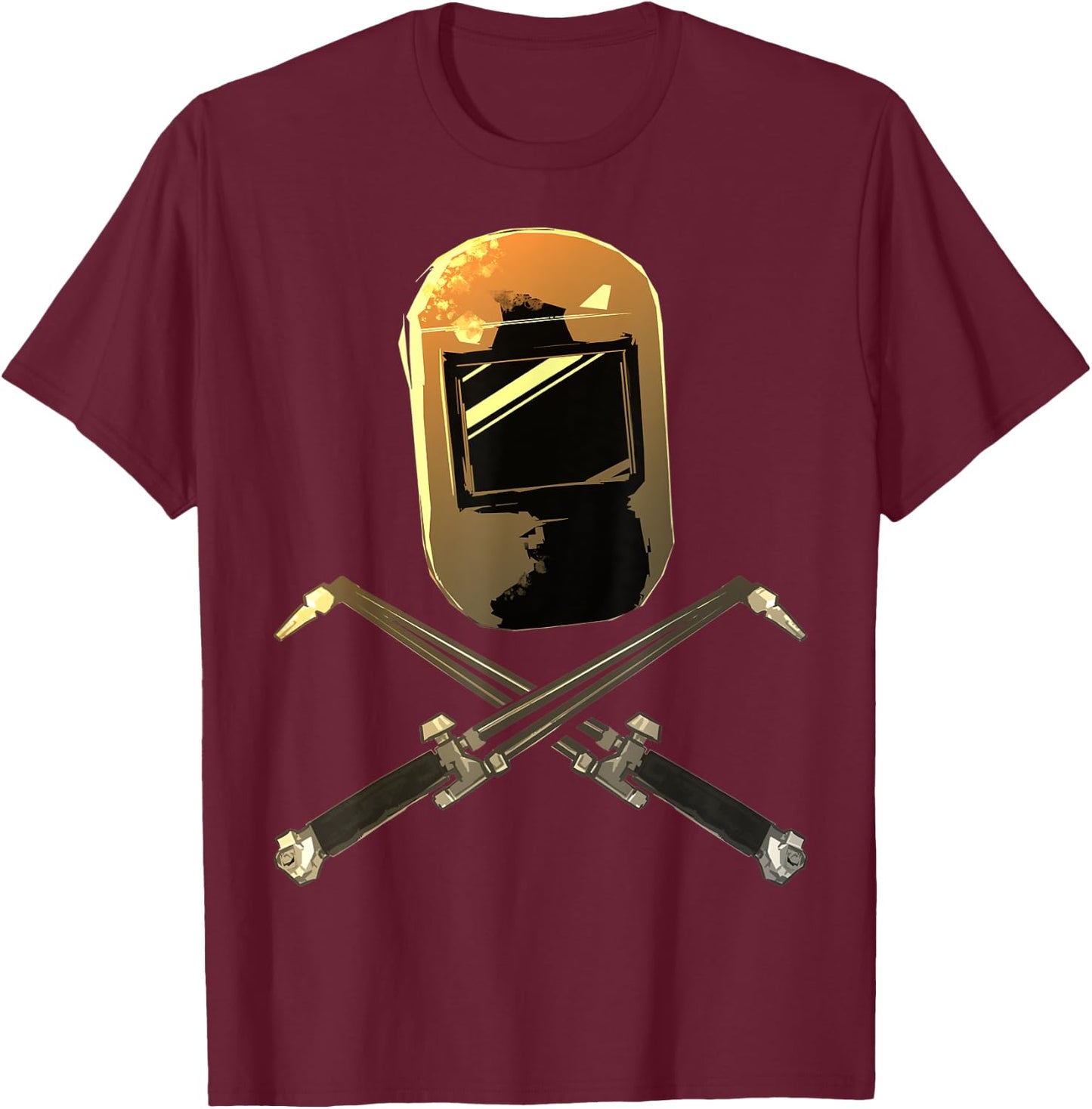 Welder Funny Welding Welder Gift T-Shirt - T-Shirt | Maroon