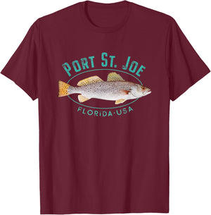 Port St. Joe Florida T-Shirt - T-Shirt | Maroon