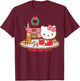 Hello Kitty Warm and Cozy Christmas T-Shirt - T-Shirt | Maroon