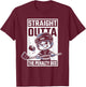 Straight Outta The Penalty Box Funny Boys Youth Kids Hockey T-Shirt - T-Shirt | Maroon