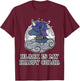 Black Is My Happy Colour Kawaii Pastel Goth Unicorn Nerd T-Shirt - T-Shirt | Maroon