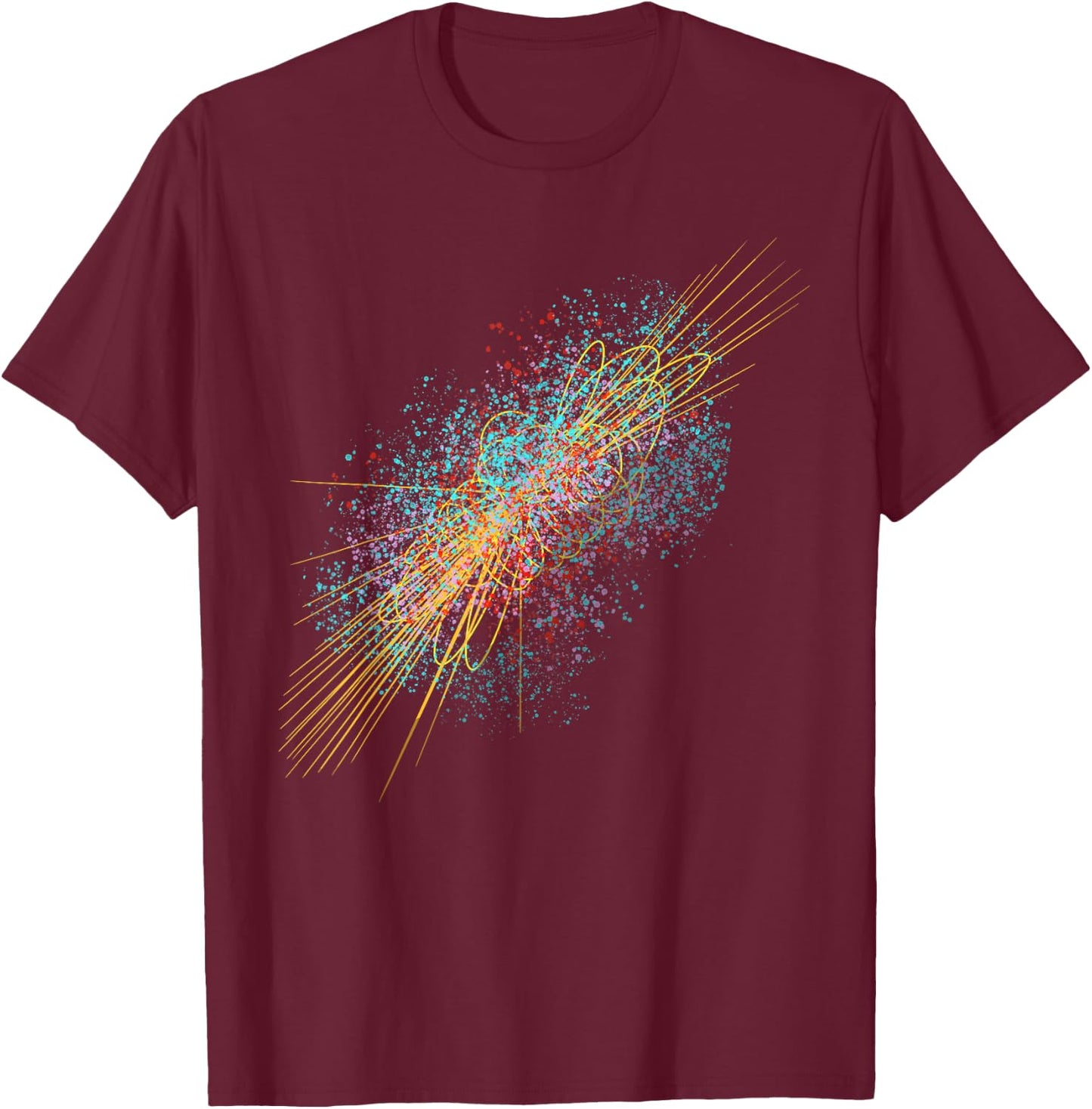 Funny Higgs Boson Particle Quantum Gift Cool Physics Lovers T-Shirt - T-Shirt | Maroon