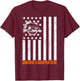 Union Carpenter Patriotic American Flag Women Men T-Shirt - T-Shirt | Maroon