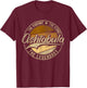 Ashtabula OH | Ohio | Vintage Distressed T-Shirt - T-Shirt | Maroon