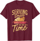 For A Smile, A Tray After The Other School T-Shirt - T-Shirt | Maroon