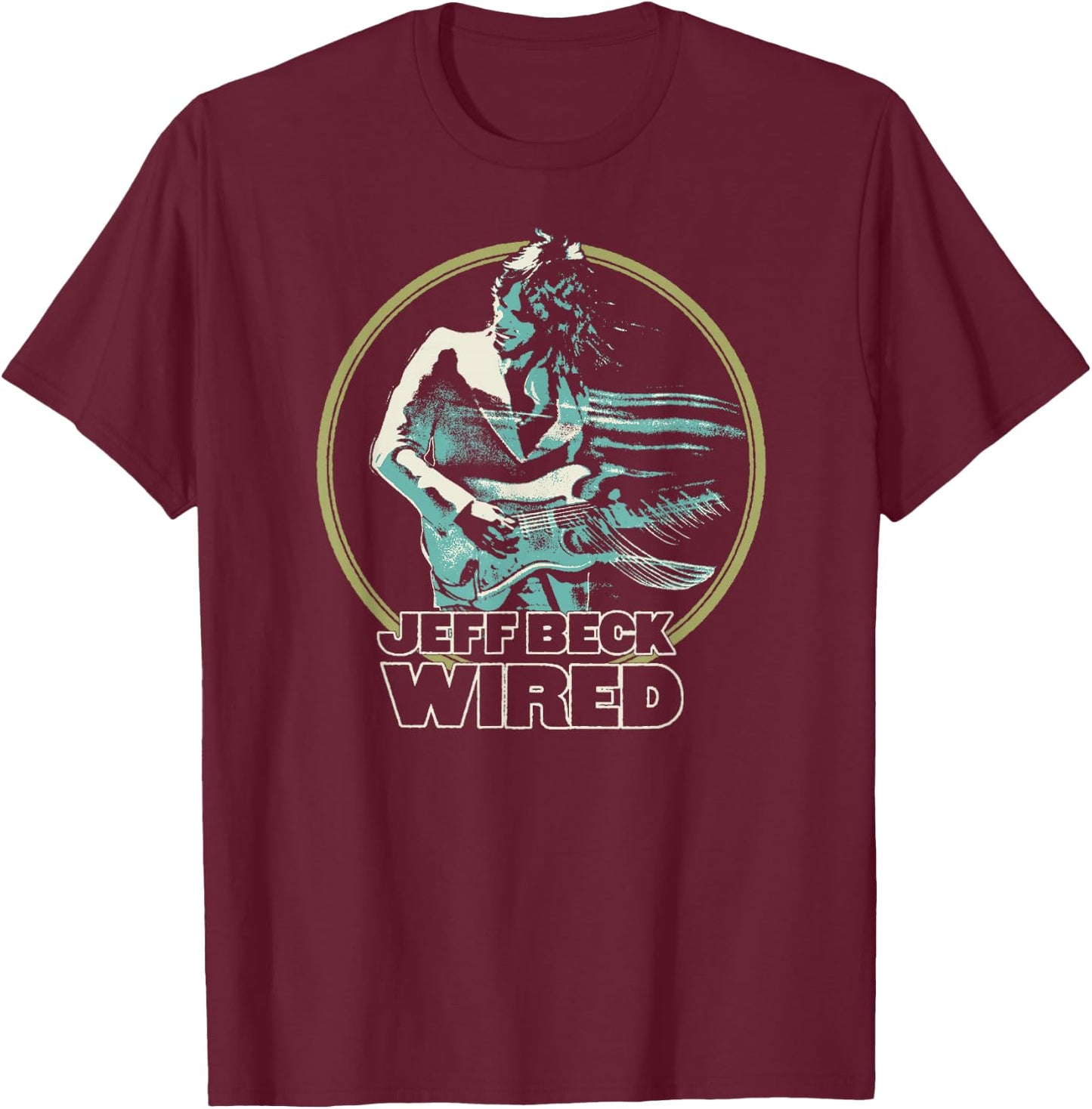 Jeff Beck - Come Dancing Anniversary T-Shirt - T-Shirt | Maroon