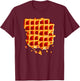 Belgian Waffle Syrup Breakfast Food Snack Waffle Lover Gift T-Shirt - T-Shirt | Maroon