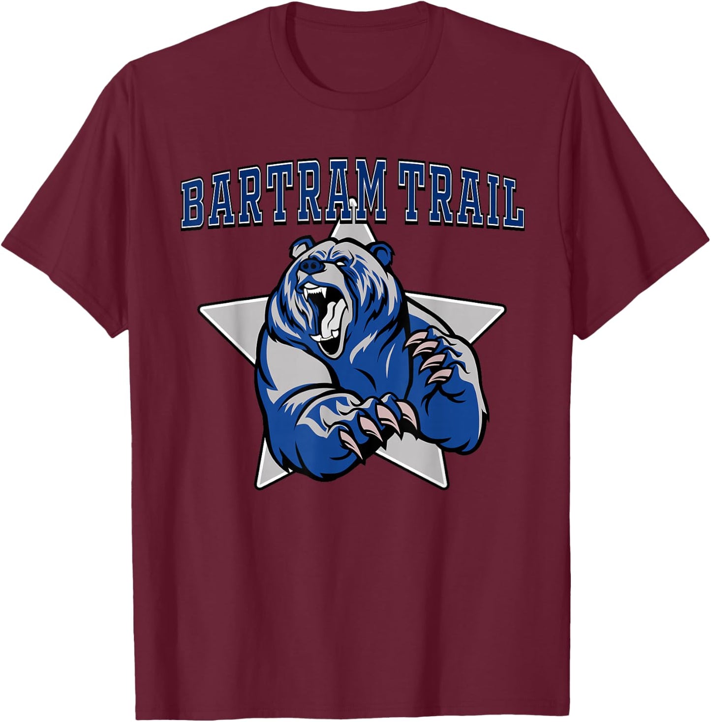 Bartram Trail Bears High School Team Spirit T-Shirt - T-Shirt | Maroon
