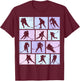 Hockey Girls Ice Hockey Women Youth Kids T-Shirt - T-Shirt | Maroon
