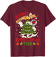 Rocket around the Christmas Tree - Cute Xmas Sweater T-Shirt - T-Shirt | Maroon