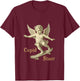 Unhinged Cringe Cupid Stunt Funny Inappropriate Embarrassing T-Shirt - T-Shirt | Maroon