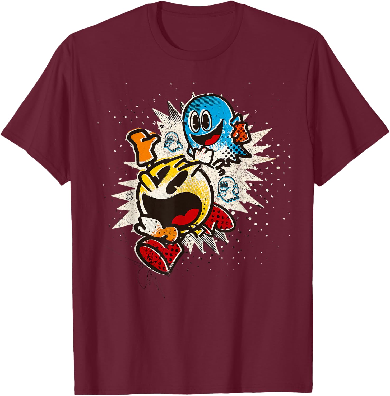 Pac-man T-Shirt - T-Shirt | Maroon