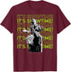 Beetlejuice It's Showtime Text Stack T-Shirt - T-Shirt | Maroon