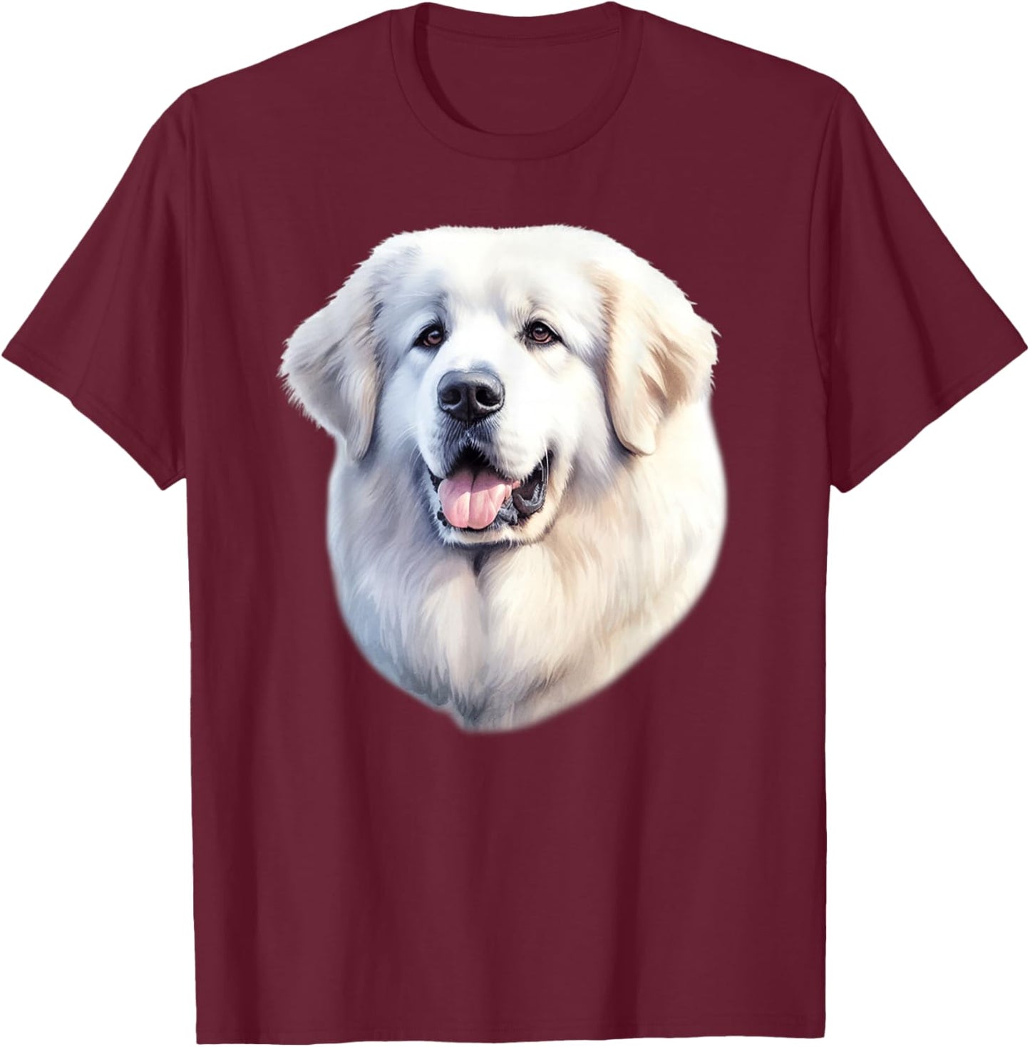 Great Pyrenees T-Shirt - T-Shirt | Maroon