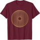 Sacred Geometry Torus Yantra Geometric Spiritual Mandala Art T-Shirt - T-Shirt | Maroon