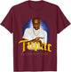 Official Tupac 247 Hands Down Logo T-Shirt - T-Shirt | Maroon