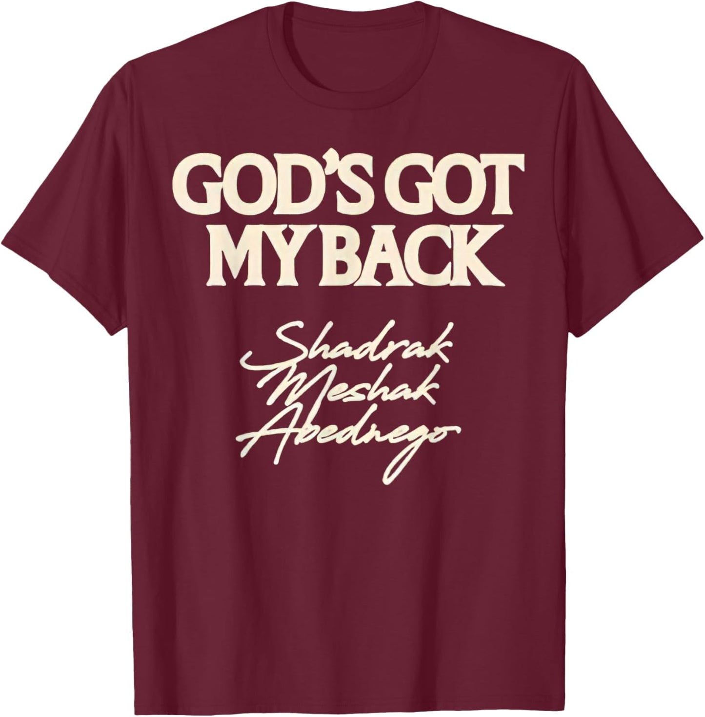 On Lake God's Got My Back 2024 T-Shirt - T-Shirt | Maroon