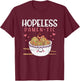 Romantic Asian Food Japanese Gift Funny Ramen T-Shirt - T-Shirt | Maroon