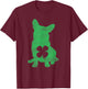 Corgi Dog Shamrock St. Patrick's Day Irish Saint Paddy's T-Shirt - T-Shirt | Maroon