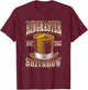 Ringmaster of The Shitshow Funny Shit Show Circus Staff T-Shirt - T-Shirt | Maroon