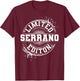 SERRANO Funny Surname Family Tree Birthday Reunion Gift T-Shirt - T-Shirt | Maroon