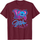 Lilo & Stitch - I Love Stitch Airbrush T-Shirt - T-Shirt | Maroon