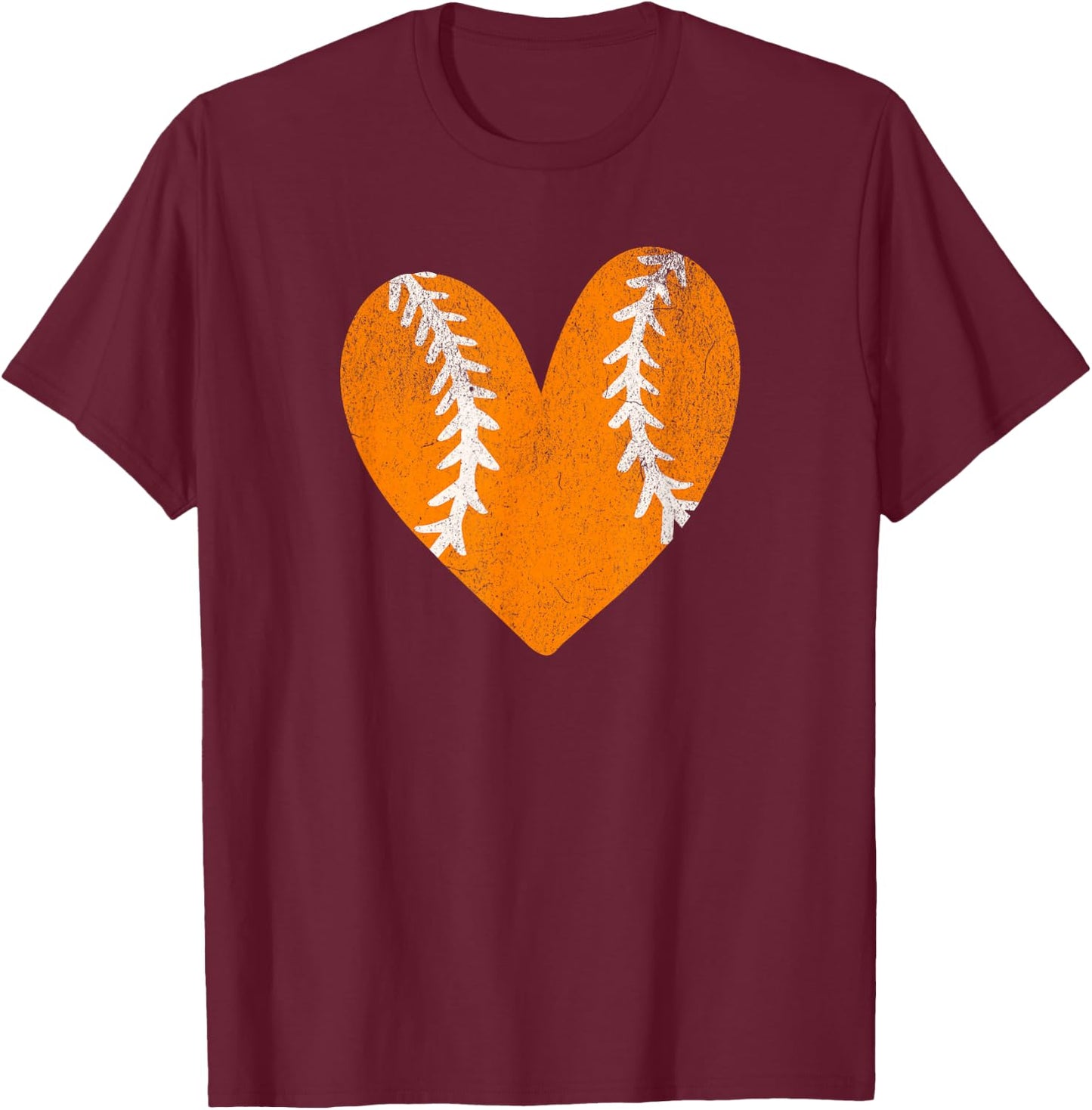 Tennessee Loves Baseball TN Orange Volunteer State Baseball T-Shirt - T-Shirt | Maroon