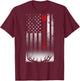 Bow deer hunting American flag Bow Hunting Lover Gift T-Shirt - T-Shirt | Maroon