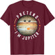 Jupiter Planet Ring Solar System T-Shirt - T-Shirt | Maroon
