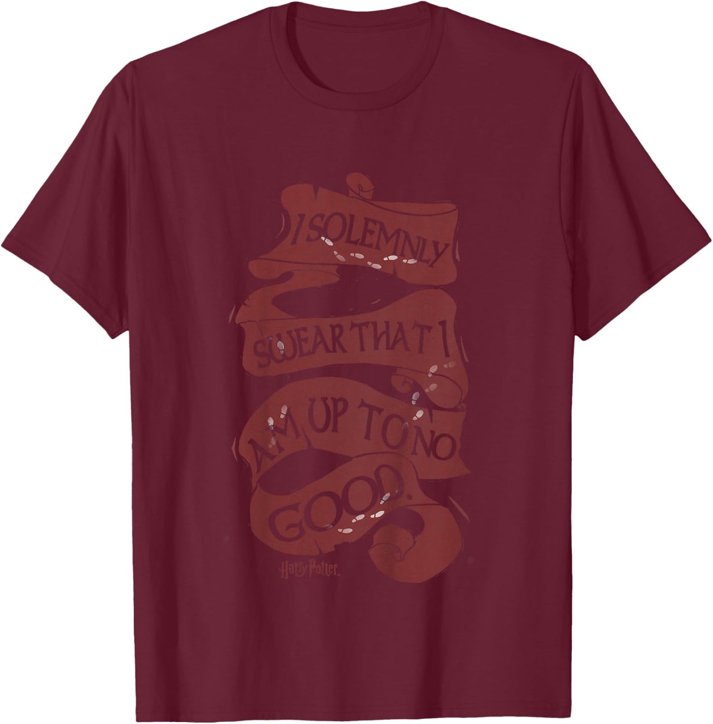 Kids Harry Potter I Solemnly Swear That I Am Up to No Good T-Shirt - T-Shirt | Maroon