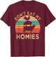 Vegan Don't Eat My Homies Funny Vegetarian T-Shirt - T-Shirt | Maroon
