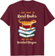 I Just Want to Read Books and Pet My Bearded Dragon Gecko T-Shirt - T-Shirt | Maroon
