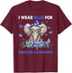 I wear blue for diabetes awareness elephants T-Shirt - T-Shirt | Maroon