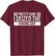 Vintage Pretty Sure I Seized The Wrong Day Funny Quote T-Shirt - T-Shirt | Maroon