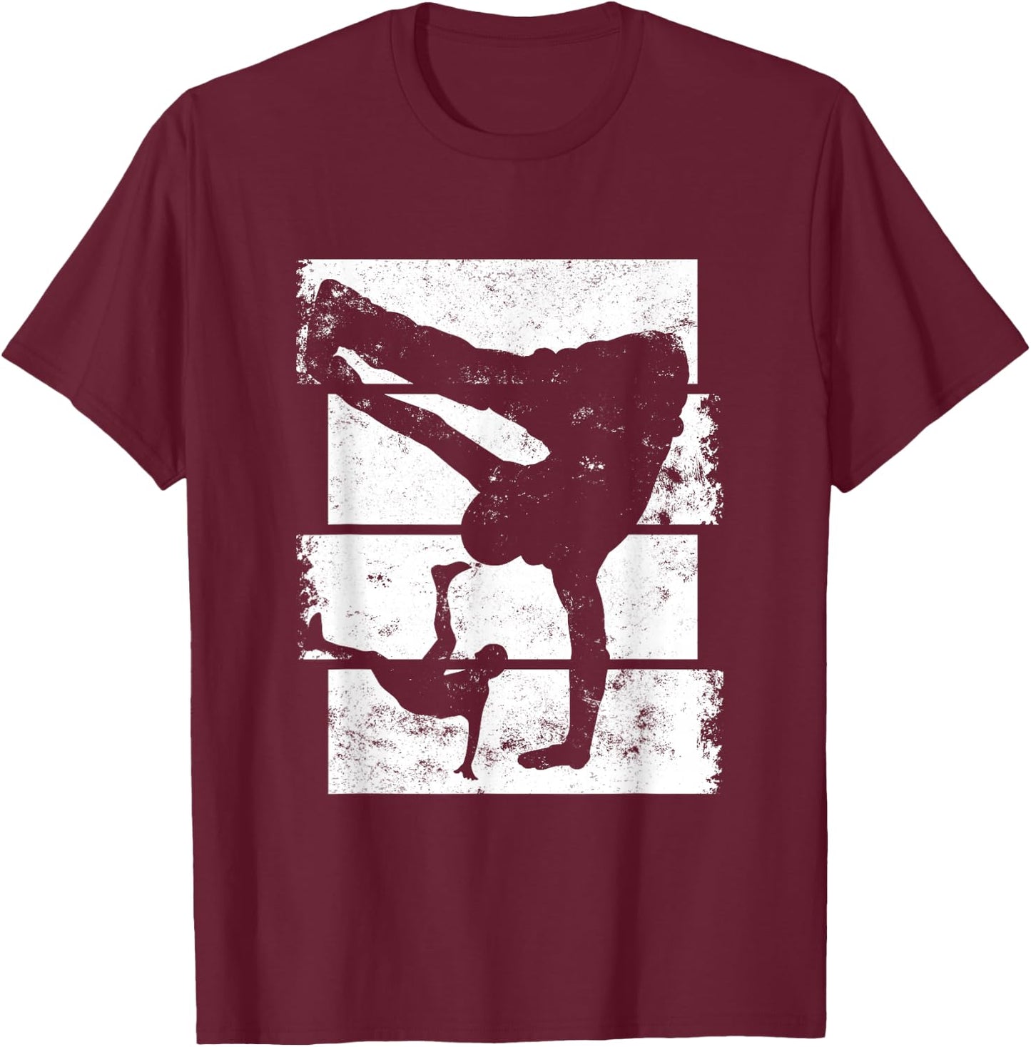 Boys' Breakdance Outfit for B-Boys T-Shirt - T-Shirt | Maroon