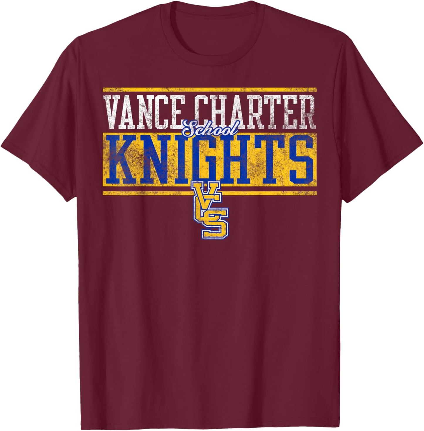VCS Knights Vintage Knights Icon T-Shirt - T-Shirt | Maroon