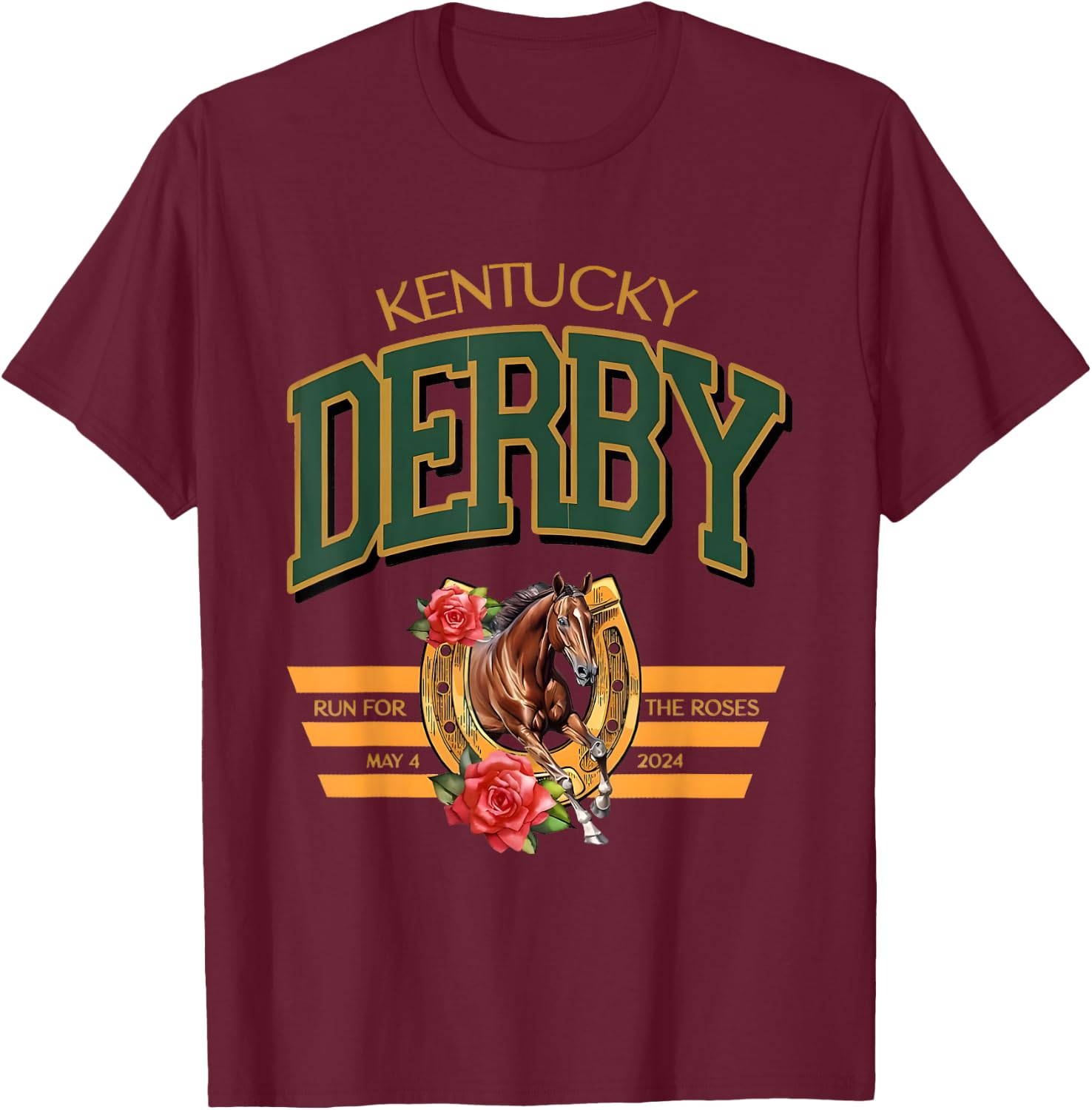 Vintage It's Derby 150 Yall 150th Horse Racing KY Derby Day T-Shirt - T-Shirt | Maroon