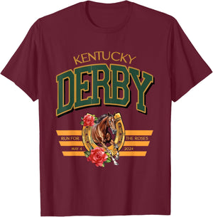 Vintage It's Derby 150 Yall 150th Horse Racing KY Derby Day T-Shirt - T-Shirt | Maroon