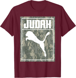 Hebrew Israelite Lion of Judah T-Shirt - T-Shirt | Maroon