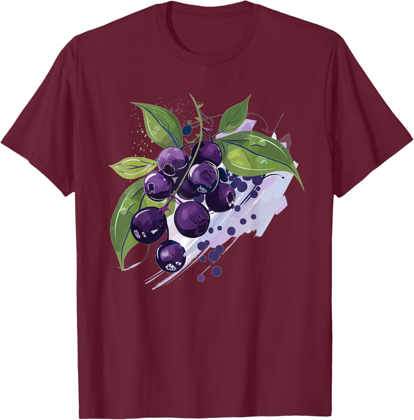 Pretty Huckleberries Costume for Fruits Lovers T-Shirt - T-Shirt | Maroon