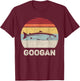 Retro Googan Fish Shirt Fishing Vintage T-Shirt - T-Shirt | Maroon