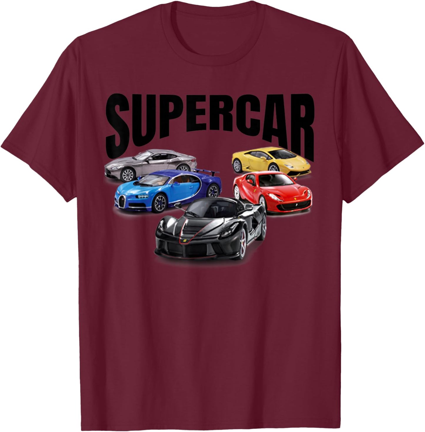 The best Supercar racing fan on the planet. T-Shirt - T-Shirt | Maroon