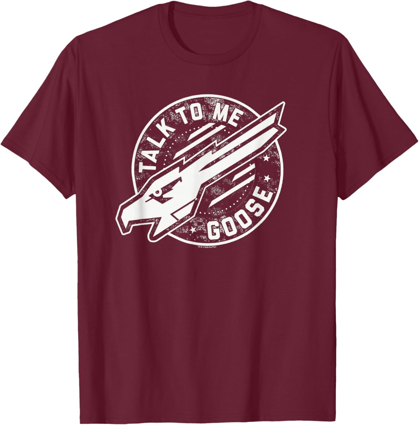 Top Gun Talk to me Goose T-Shirt - T-Shirt | Maroon