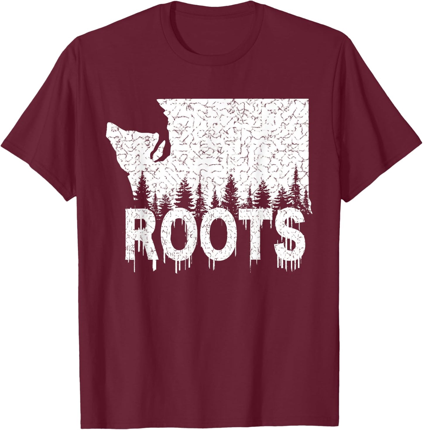 Washington Roots T-Shirt - T-Shirt | Maroon