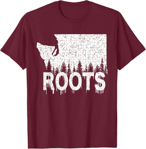Washington Roots T-Shirt - T-Shirt | Maroon